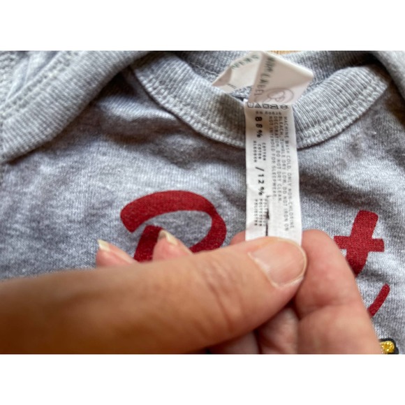 Rabbit skins 6 mos one piece tees lot of 2. R001 - Picture 2 of 6